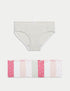 10pk Cotton Rich Heart Knickers (2-14 Yrs)